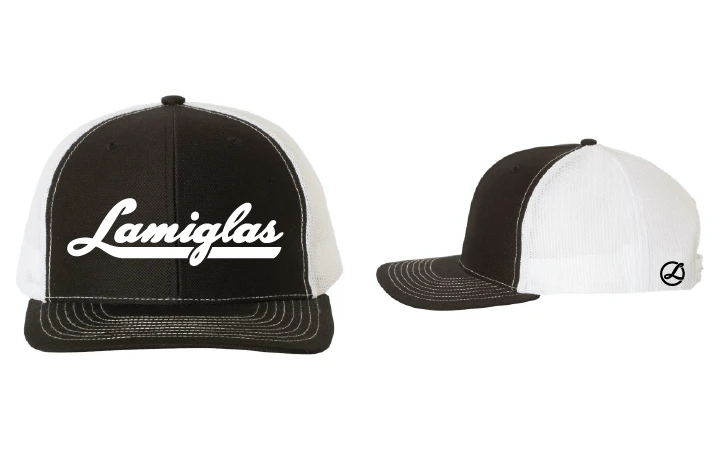 Lamiglas Standard Snapback Black/White APPAREL & GEAR 4 Lamiglas Standard Snapback Black/White APPAREL & GEAR