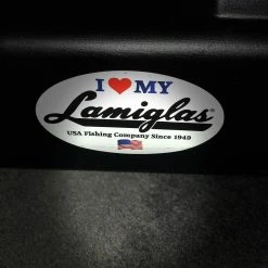 I Love Lamiglas Sticker 3" X 5"