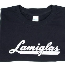 APPAREL & GEAR Lamiglas Black W/ Silver Logo T-Shirt