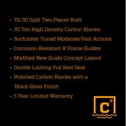 Lamiglas LCS10MS | Carbon Surf 10' Medium