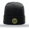 Lamiglas Black Wool Beanie W/ Olive Surfcasting Division Patch