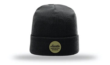 Lamiglas Black Wool Beanie W/ Olive Surfcasting Division Patch