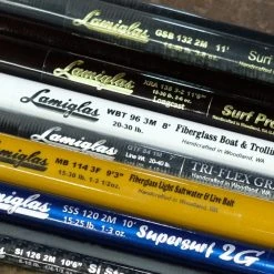 Lamiglas Blanks BMB 842 F - 7' 12-30lb Black Fiberglass Light Saltwater And Live Bait