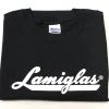 APPAREL & GEAR Lamiglas Black W/ White Logo T-Shirt